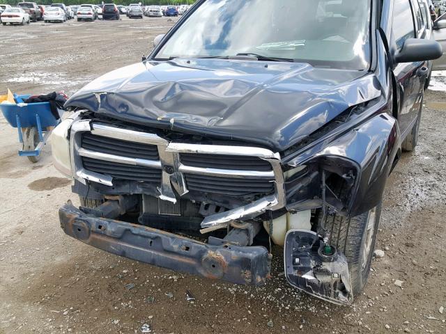 1D4HB48N54F102937 - 2004 DODGE DURANGO SL BLACK photo 9