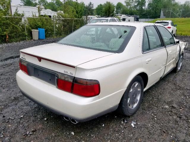 1G6KS54Y41U147273 - 2001 CADILLAC SEVILLE SL WHITE photo 4