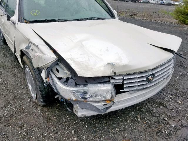 1G6KS54Y41U147273 - 2001 CADILLAC SEVILLE SL WHITE photo 9