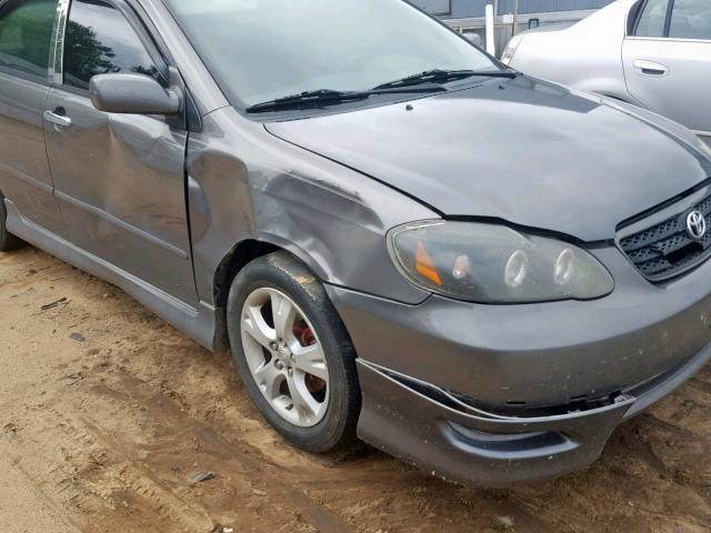 2T1BY32E35C369184 - 2005 TOYOTA COROLLA XR 灰色 照片 9