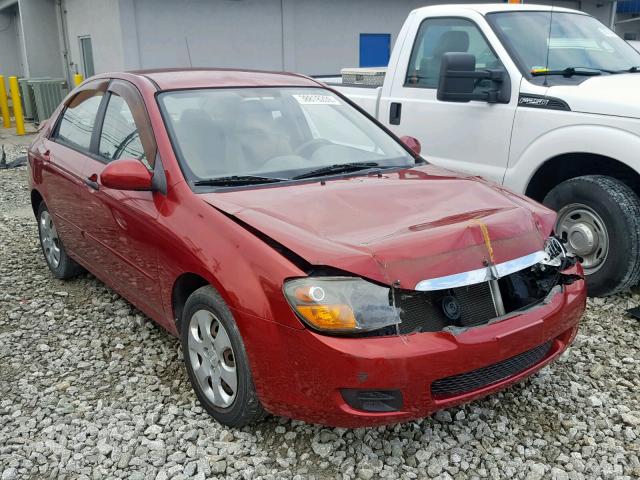 KNAFE221695658397 - 2009 KIA SPECTRA EX RED photo 1