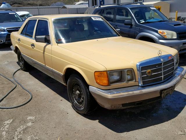 WDBCA32C3FA153623 - 1985 MERCEDES-BENZ 380 SE YELLOW photo 1