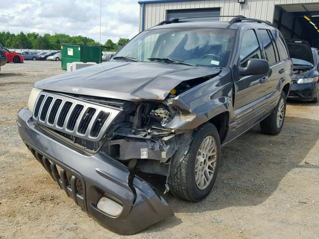 1J8GW58NX3C608677 - 2003 JEEP GRAND CHER GRAY photo 2