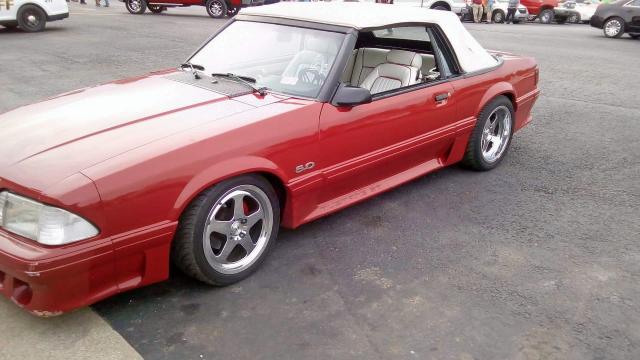 1FABP45E3HF207724 - 1987 FORD MUSTANG GT RED photo 1