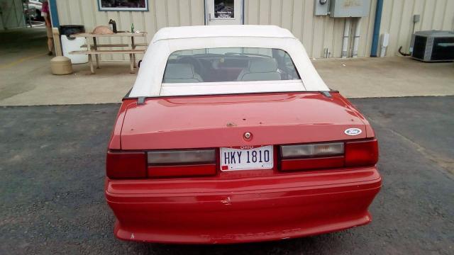 1FABP45E3HF207724 - 1987 FORD MUSTANG GT RED photo 9