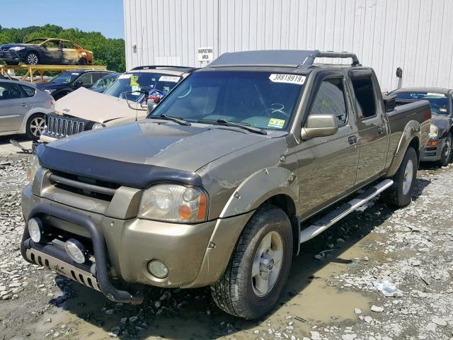 1N6ED29Y12C351027 - 2002 NISSAN FRONTIER C TAN photo 2