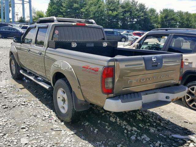 1N6ED29Y12C351027 - 2002 NISSAN FRONTIER C TAN photo 3