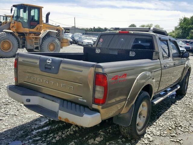 1N6ED29Y12C351027 - 2002 NISSAN FRONTIER C TAN photo 4