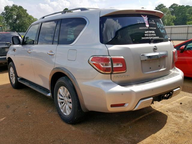 JN8AY2ND3J9054821 - 2018 NISSAN ARMADA SV SILVER photo 3