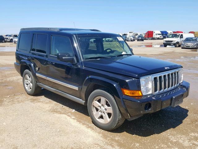 1J8HH48K17C599288 - 2007 JEEP COMMANDER BLACK photo 1