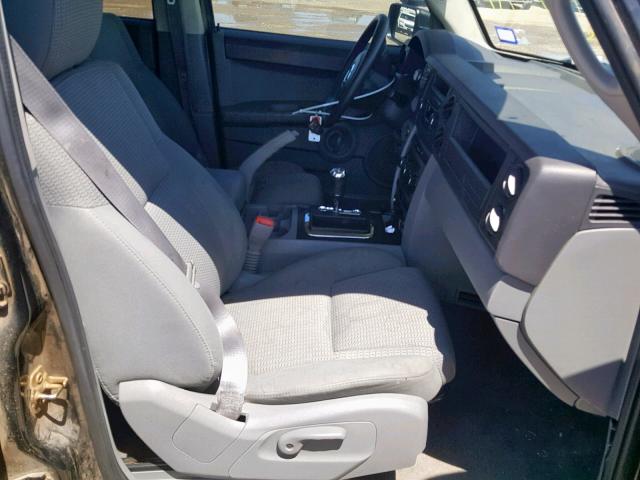 1J8HH48K17C599288 - 2007 JEEP COMMANDER BLACK photo 5