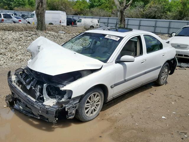 YV1RS61T342367430 - 2004 VOLVO S60 WHITE photo 2