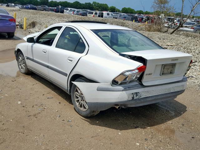 YV1RS61T342367430 - 2004 VOLVO S60 WHITE photo 3