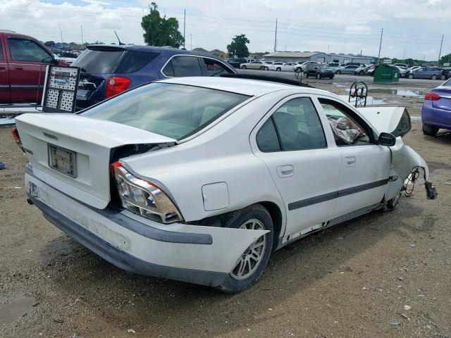 YV1RS61T342367430 - 2004 VOLVO S60 WHITE photo 4