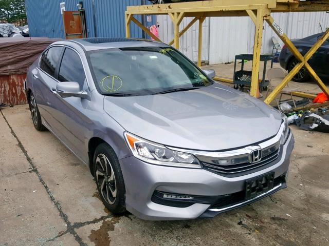 1HGCR2F86GA154827 - 2016 HONDA ACCORD EXL SILVER photo 1