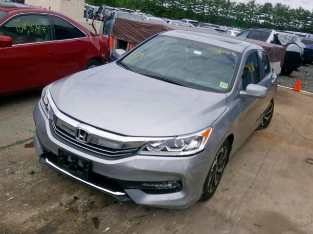 1HGCR2F86GA154827 - 2016 HONDA ACCORD EXL SILVER photo 2