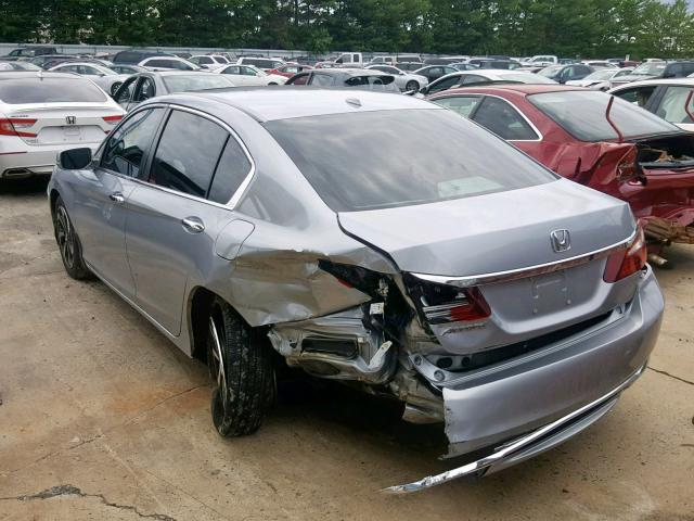 1HGCR2F86GA154827 - 2016 HONDA ACCORD EXL SILVER photo 3