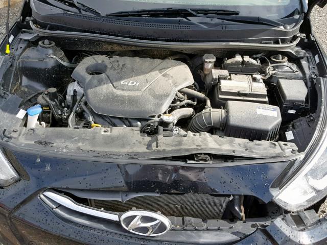 KMHCT4AE2HU223422 - 2017 HYUNDAI ACCENT SE BLACK photo 7