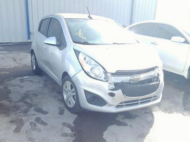 KL8CB6S97EC468375 - 2014 CHEVROLET SPARK LS SILVER photo 1