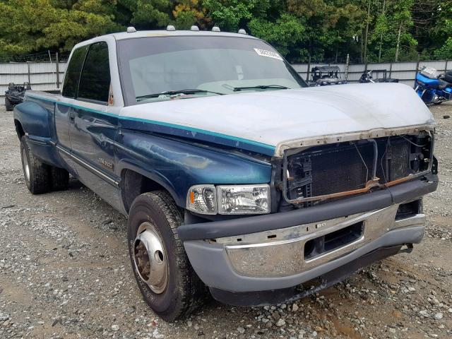 3B7MC33C0TM138333 - 1996 DODGE RAM 3500 GREEN photo 1