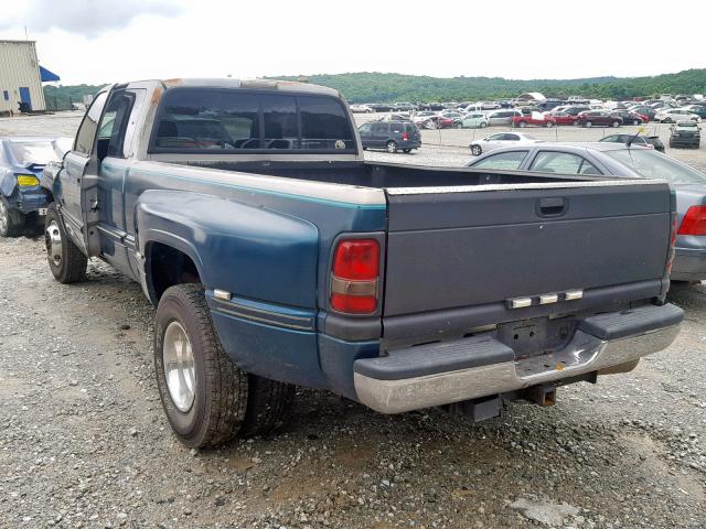 3B7MC33C0TM138333 - 1996 DODGE RAM 3500 GREEN photo 3