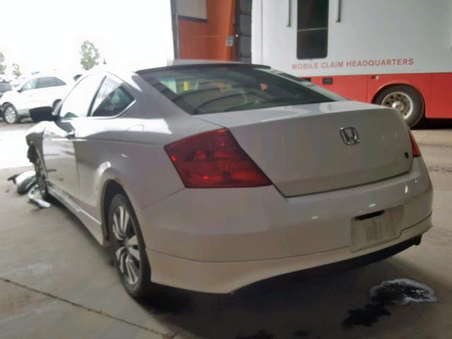 1HGCS11778A802304 - 2008 HONDA ACCORD EX WHITE photo 3