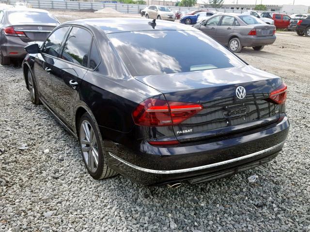 1VWAA7A35JC048383 - 2018 VOLKSWAGEN PASSAT S BLACK photo 3