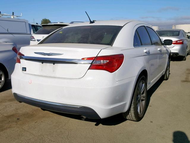 1C3CCBBB9DN617005 - 2013 CHRYSLER 200 TOURIN WHITE photo 4