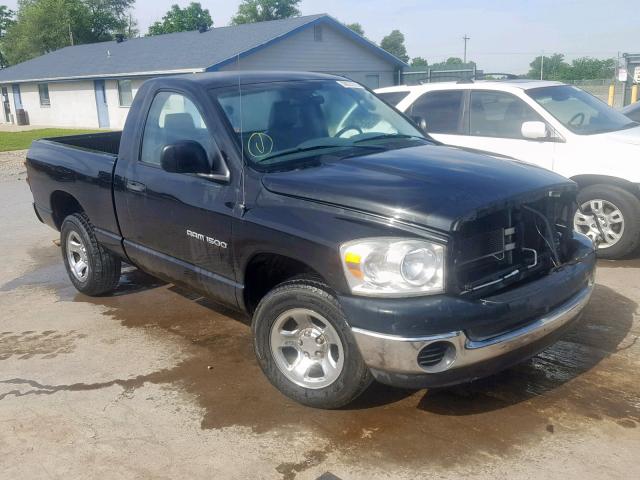 1D7HA16K87J595723 - 2007 DODGE RAM 1500 S GRAY photo 1