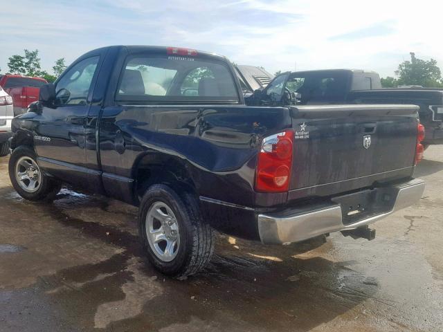 1D7HA16K87J595723 - 2007 DODGE RAM 1500 S GRAY photo 3