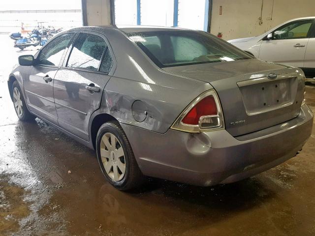 3FAFP06Z06R175262 - 2006 FORD FUSION S GRAY photo 3