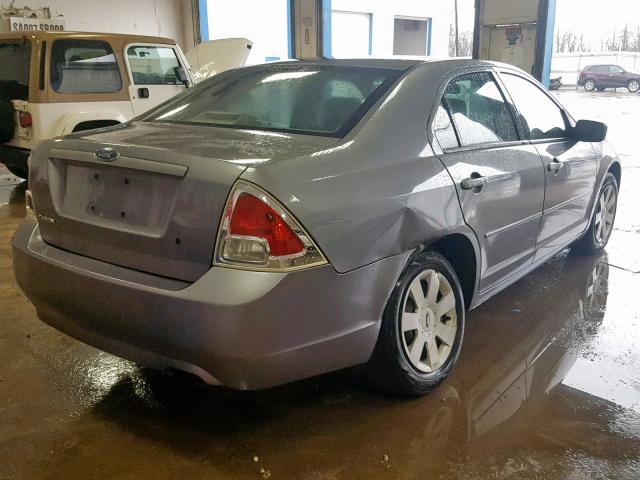3FAFP06Z06R175262 - 2006 FORD FUSION S GRAY photo 4