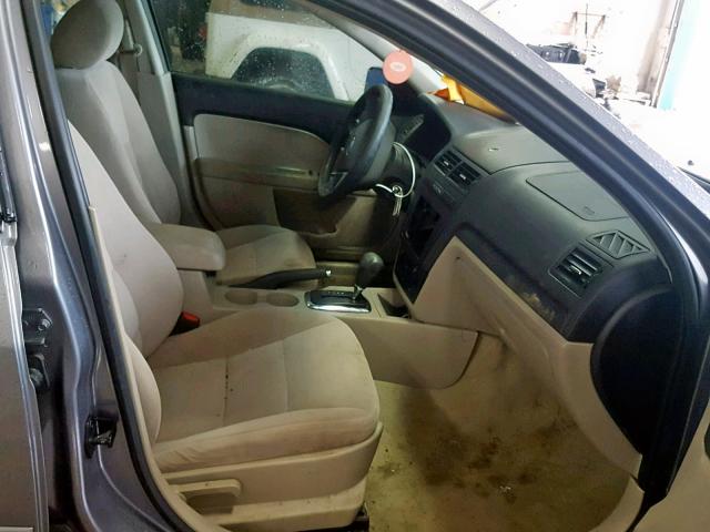 3FAFP06Z06R175262 - 2006 FORD FUSION S GRAY photo 5