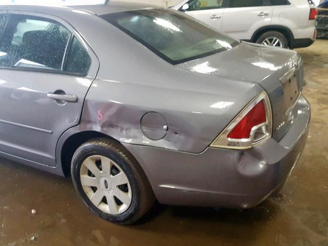 3FAFP06Z06R175262 - 2006 FORD FUSION S GRAY photo 9
