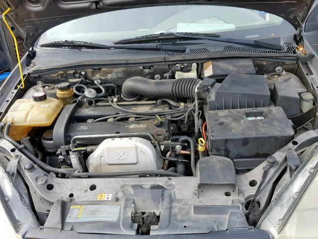 3FAFP37372R140496 - 2002 FORD FOCUS ZX5 GRAY photo 7