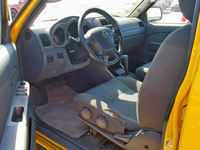 5N1ED28T04C670877 - 2004 NISSAN XTERRA XE YELLOW photo 9