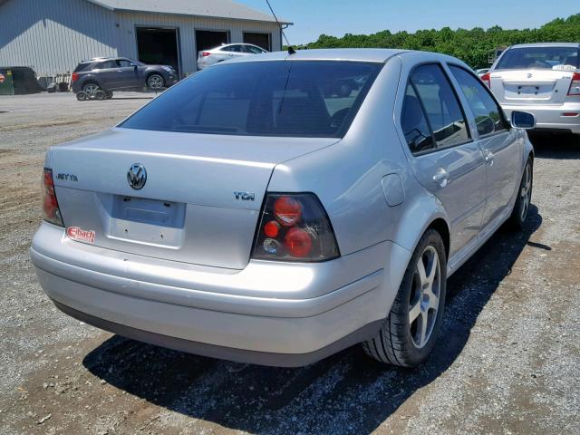 3VWSP69M72M100199 - 2002 VOLKSWAGEN JETTA GLS SILVER photo 4