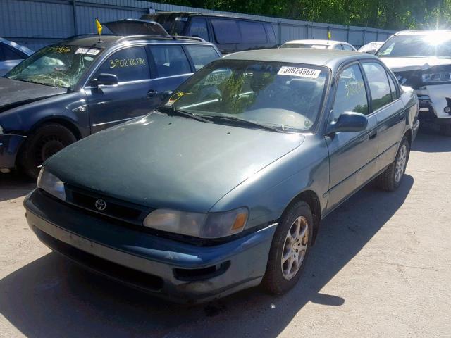 2T1BB02E2TC162315 - 1996 TOYOTA COROLLA DX GREEN photo 2