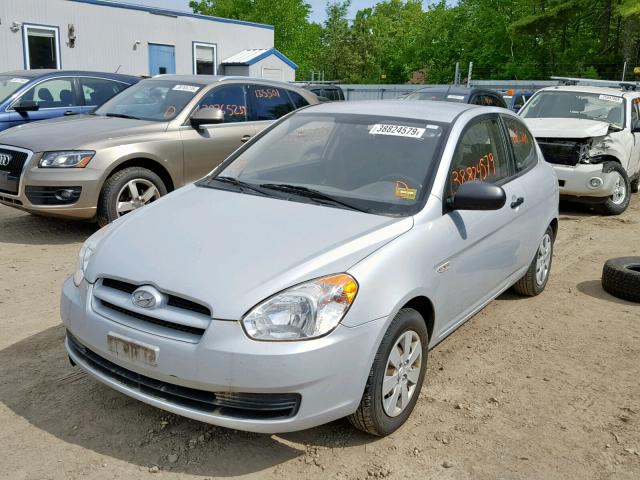 KMHCM3ACXAU176359 - 2010 HYUNDAI ACCENT BLU SILVER photo 2