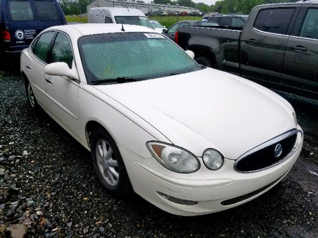 2G4WD532X51223291 - 2005 BUICK LACROSSE C WHITE photo 1