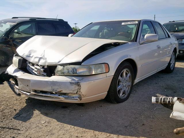 1G6KY54983U124492 - 2003 CADILLAC SEVILLE ST WHITE photo 2