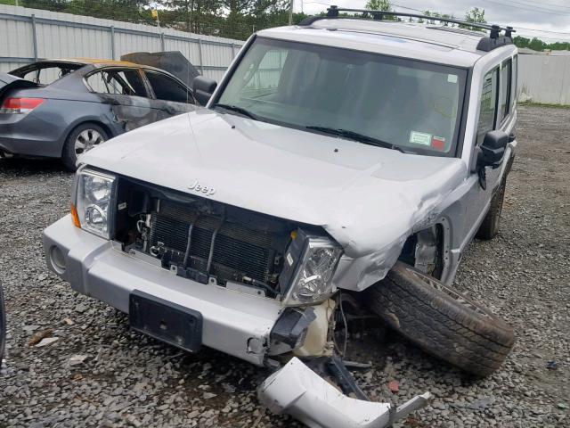 1J8HG48K16C207198 - 2006 JEEP COMMANDER 灰色 照片 2