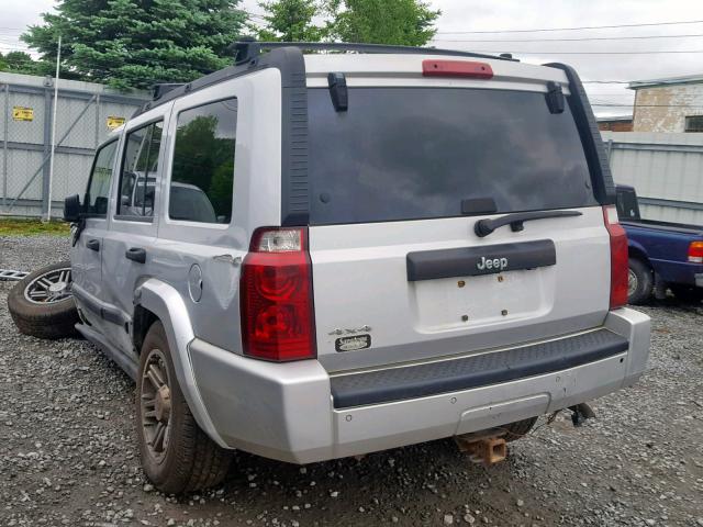 1J8HG48K16C207198 - 2006 JEEP COMMANDER 灰色 照片 3
