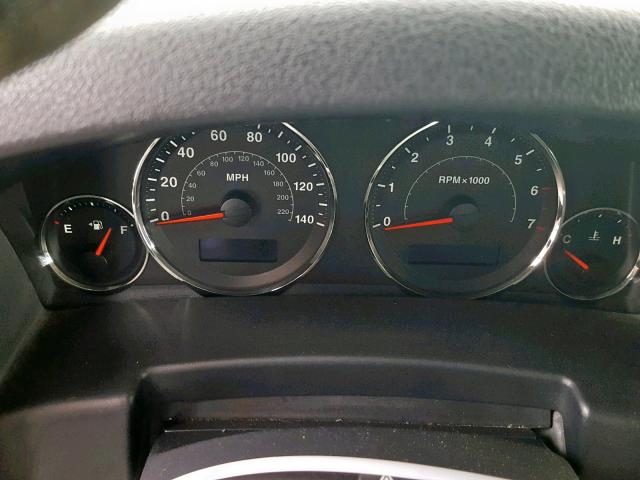 1J8HG48K16C207198 - 2006 JEEP COMMANDER 灰色 照片 8