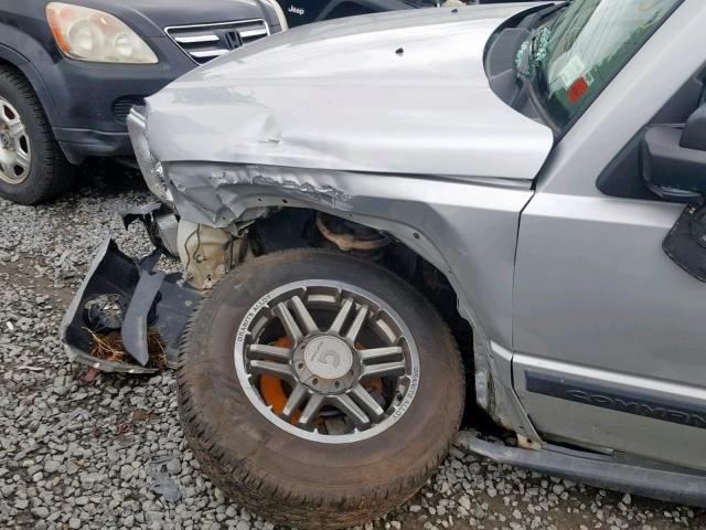 1J8HG48K16C207198 - 2006 JEEP COMMANDER 灰色 照片 9