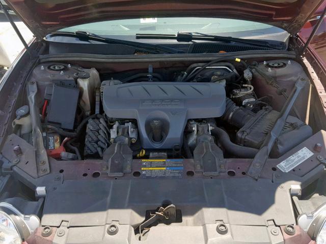 2G4WC582961307308 - 2006 BUICK LACROSSE C MAROON photo 7