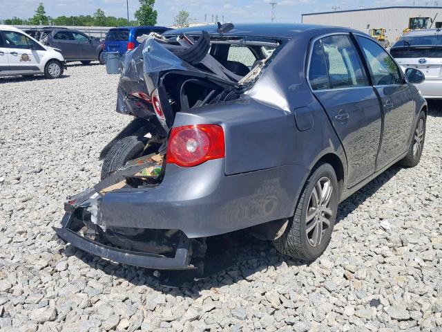 3VWDT71K16M699031 - 2006 VOLKSWAGEN JETTA TDI GRAY photo 4