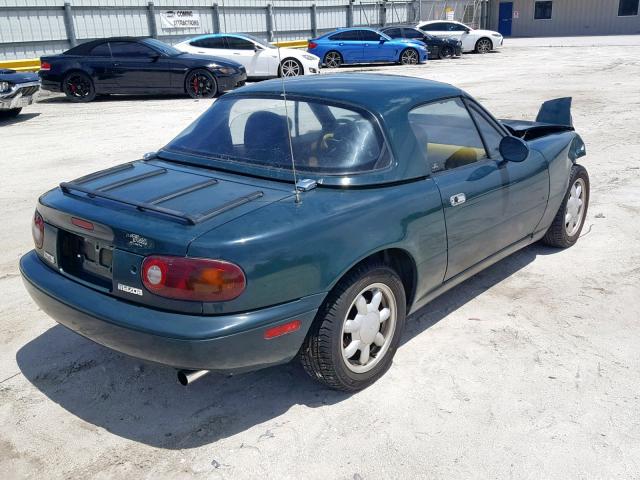 JM1NA3515M1229876 - 1991 MAZDA MX-5 MIATA GREEN photo 4