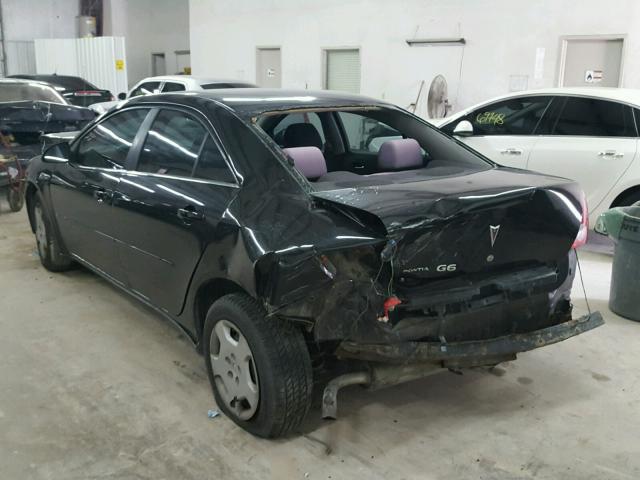 1G2ZF55B764178832 - 2006 PONTIAC G6 SE BLACK photo 3