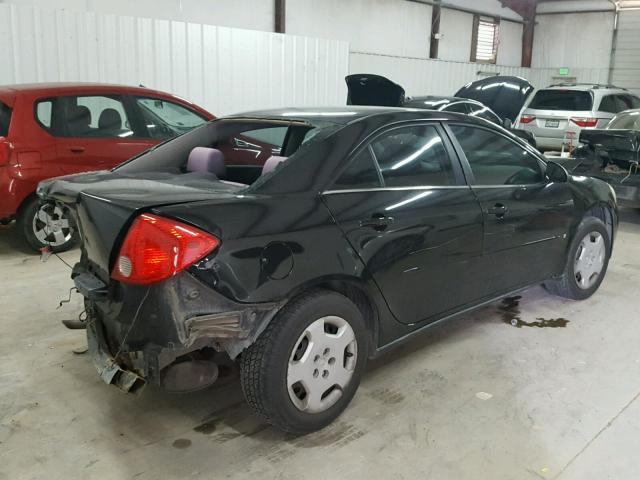 1G2ZF55B764178832 - 2006 PONTIAC G6 SE BLACK photo 4